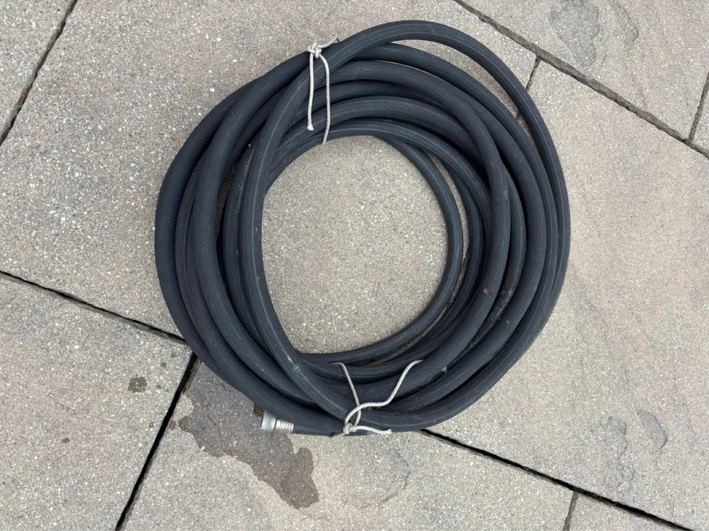 50 foot Black rubber Garden Hose