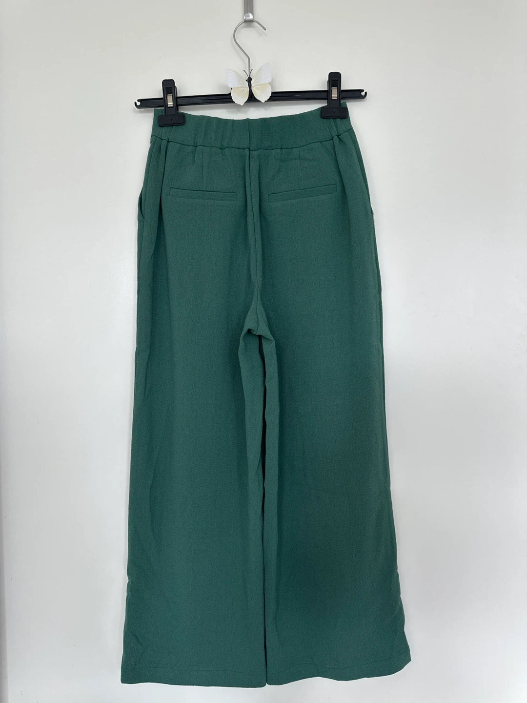 OAK + FORT Green Wide Leg Culottes Pants - photo 2