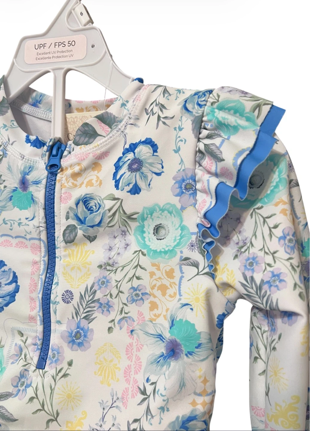 Catherine Malandrino UPF  50+ Floral Swimsuit Set – Size 5/6 - photo 3