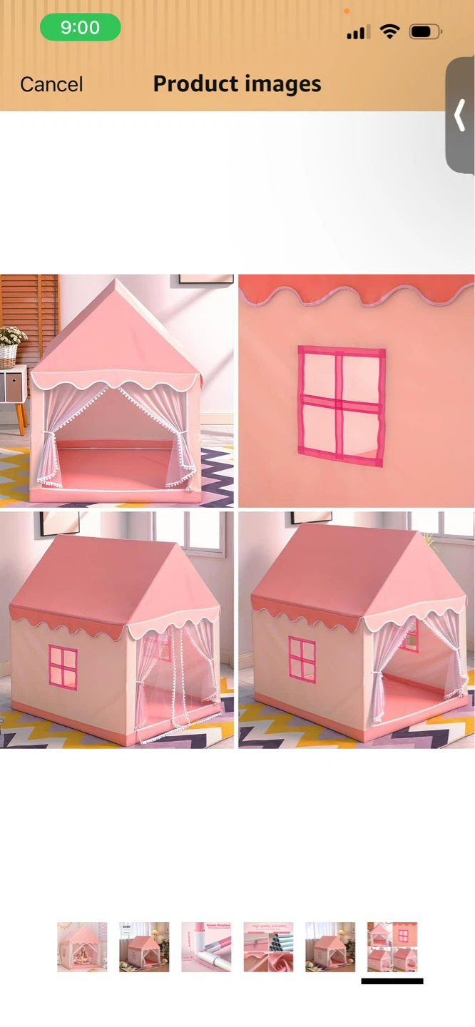 Pink Princess Play Tent - photo 4