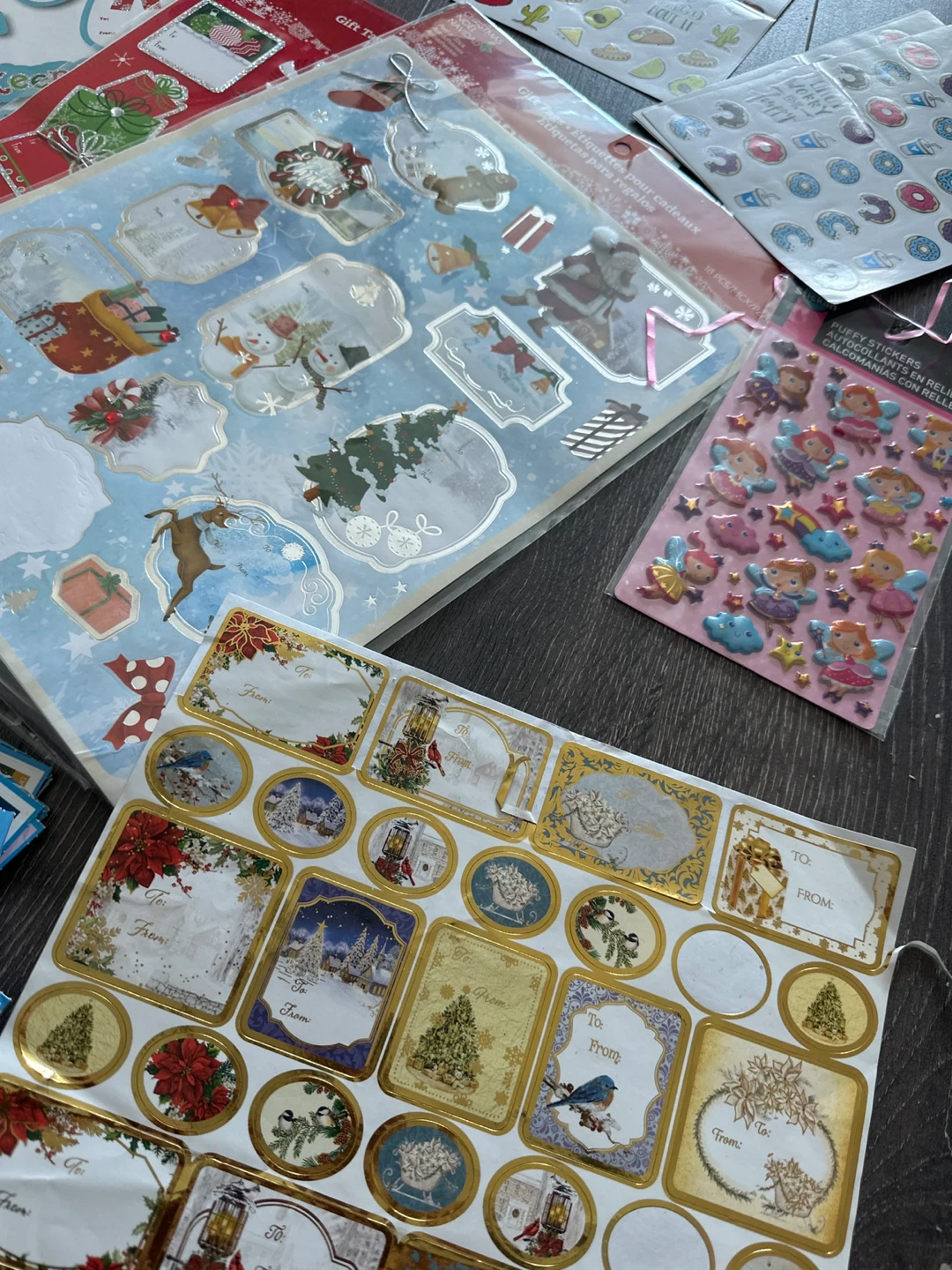 Sticker Sheets - Christmas, Donuts, Tacos & Fairies - photo 3