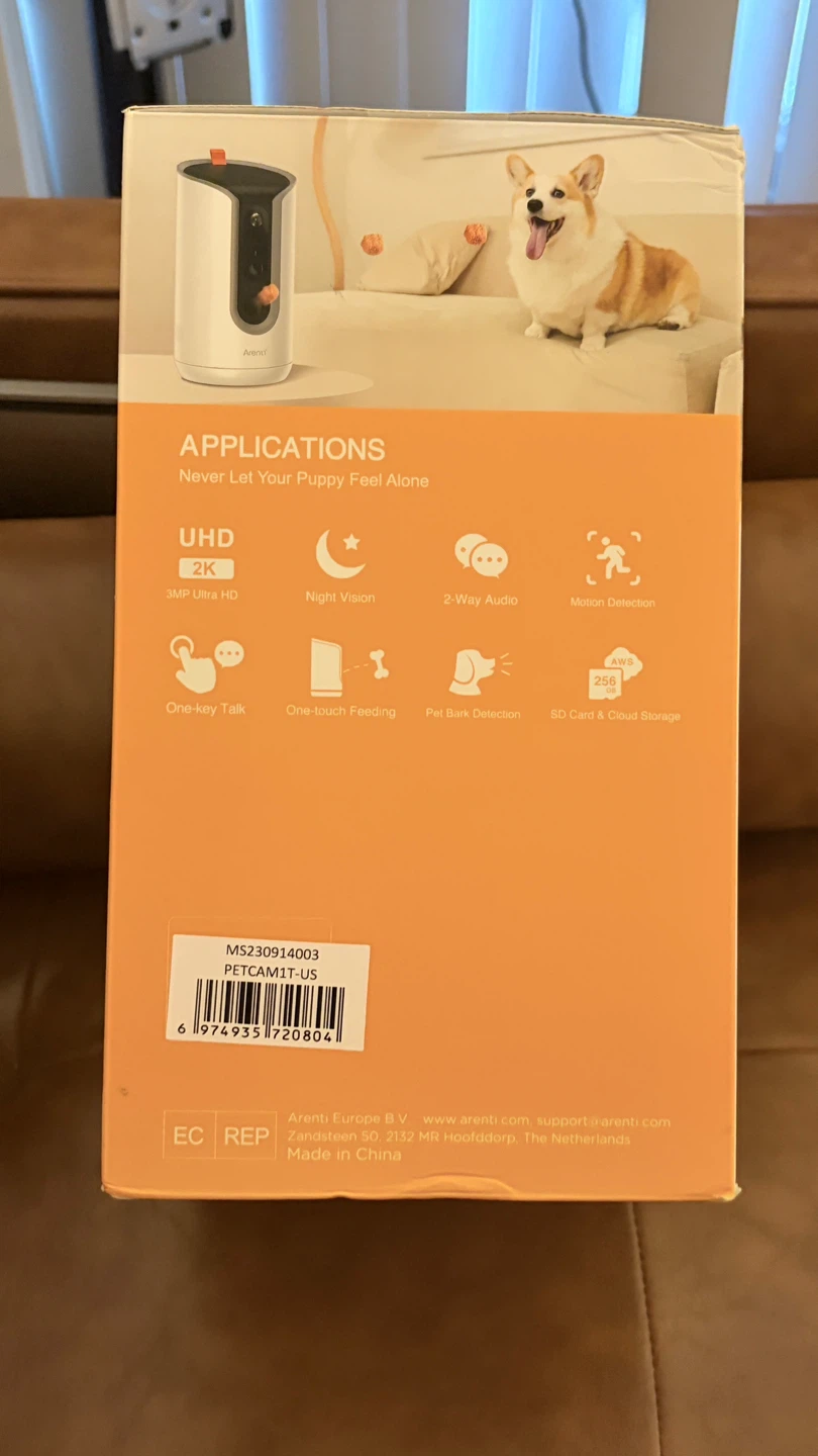 Arenti Petcam1T 2K 3MP UHD Pet Camera - photo 3