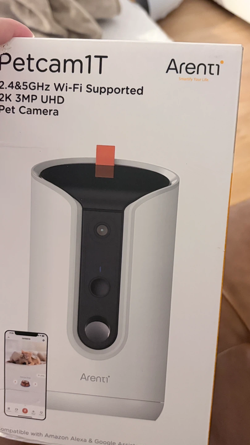 Arenti Petcam1T 2K 3MP UHD Pet Camera