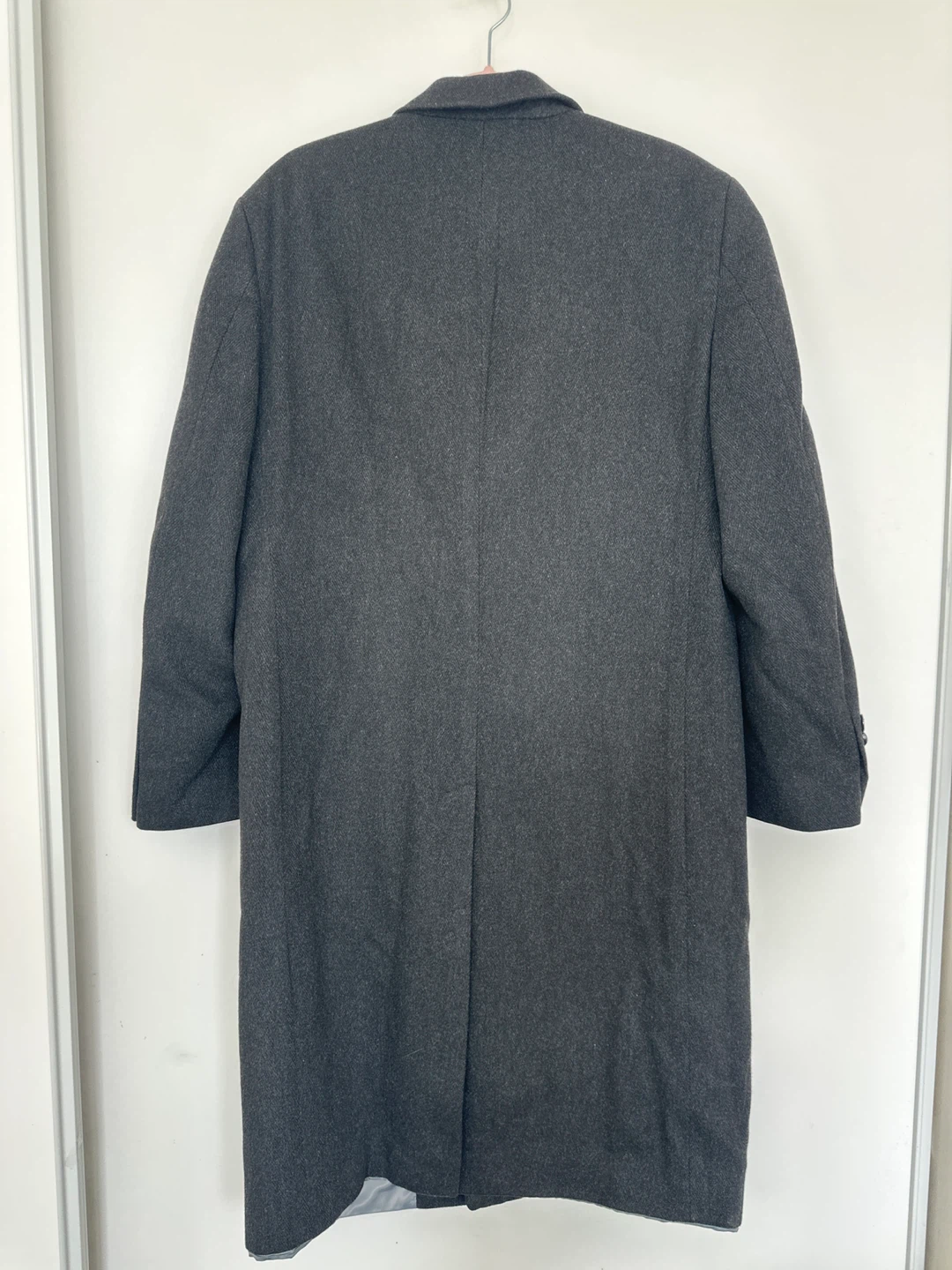 Calvin Klein Charcoal Wool Blend Overcoat - photo 2