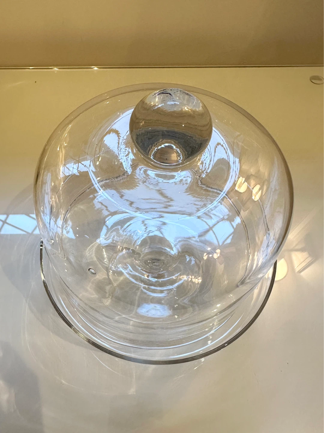 Glass mini desert Stand with Dome Cover - photo 5