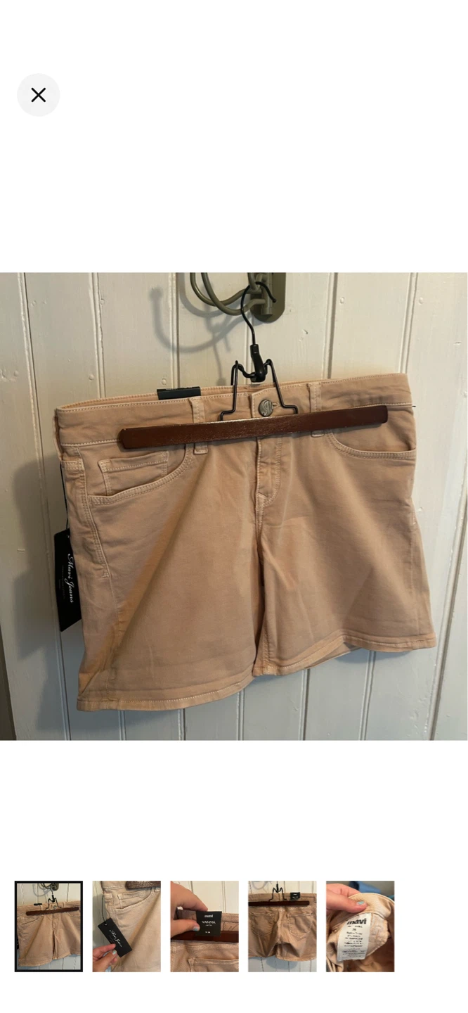 Mavi Vanna Low Rise Shorts Size 28