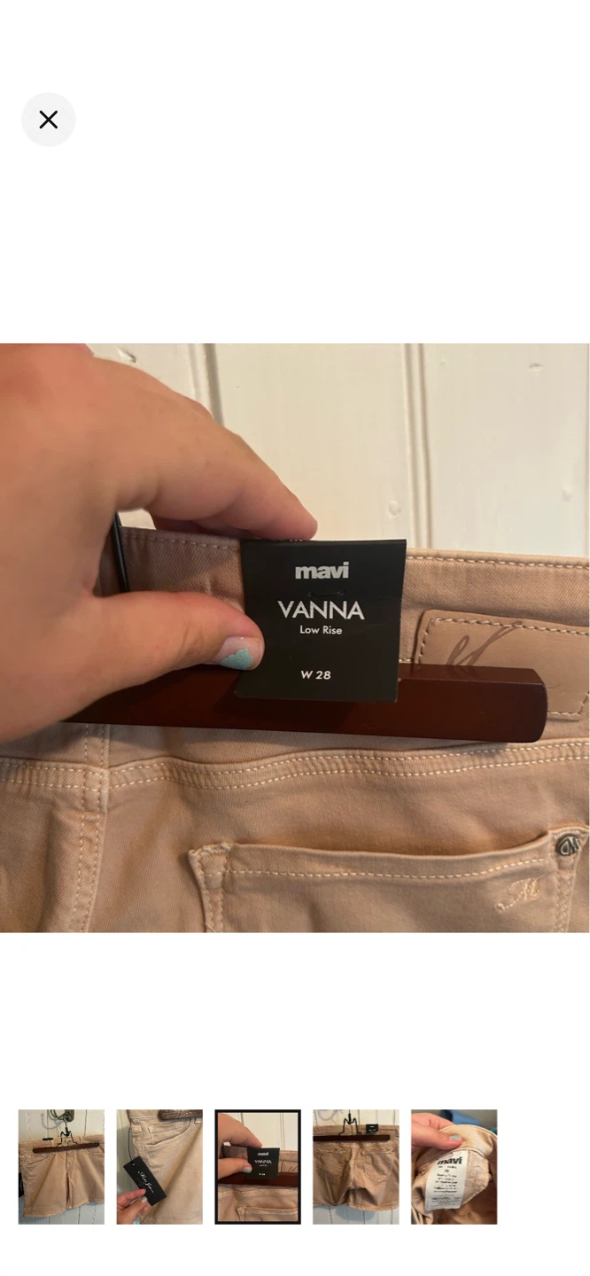 Mavi Vanna Low Rise Shorts Size 28 - photo 3