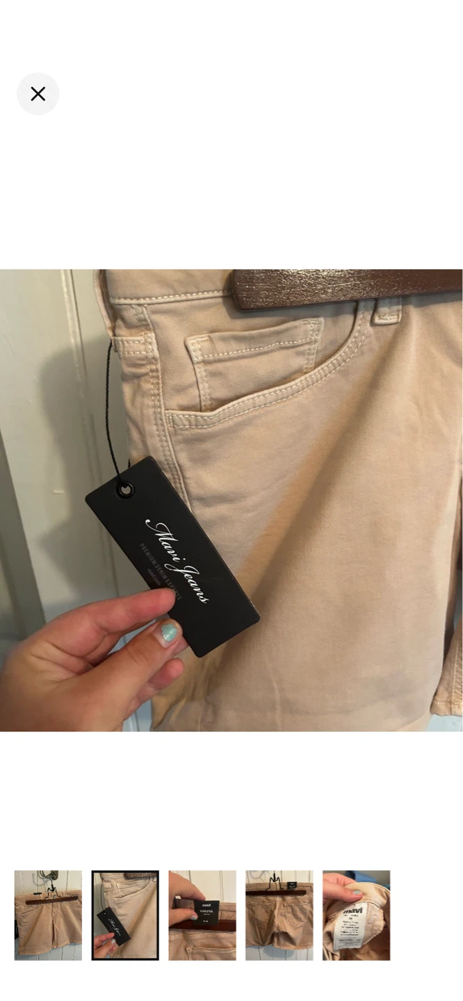 Mavi Vanna Low Rise Shorts Size 28 - photo 2