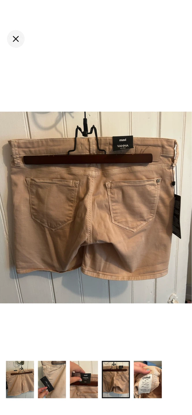 Mavi Vanna Low Rise Shorts Size 28 - photo 4