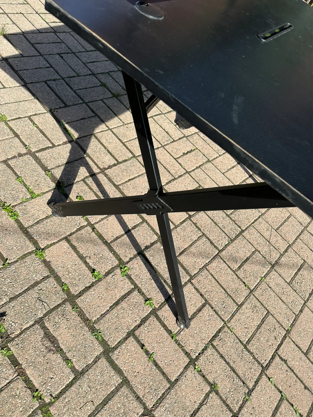 Black Gaming Desk with Shelf - photo 3