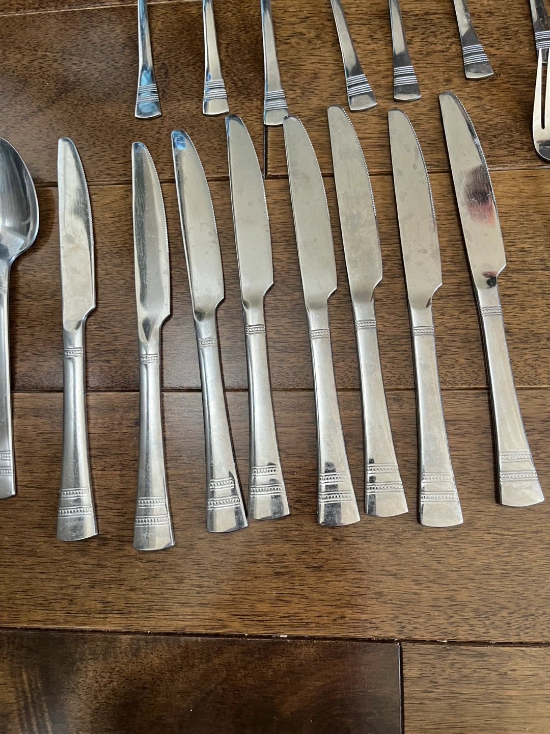 Vintage Stainless Steel Cutlery Set of 26 - photo 3