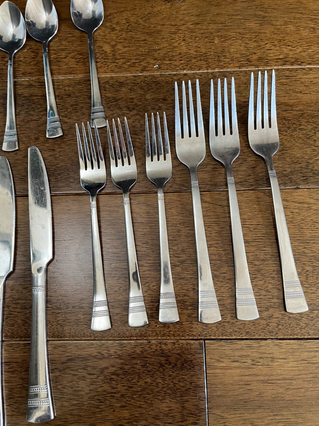 Vintage Stainless Steel Cutlery Set of 26 - photo 5