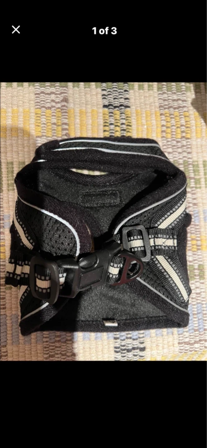 AOKCATS Black Pet Harness - Size S - photo 2