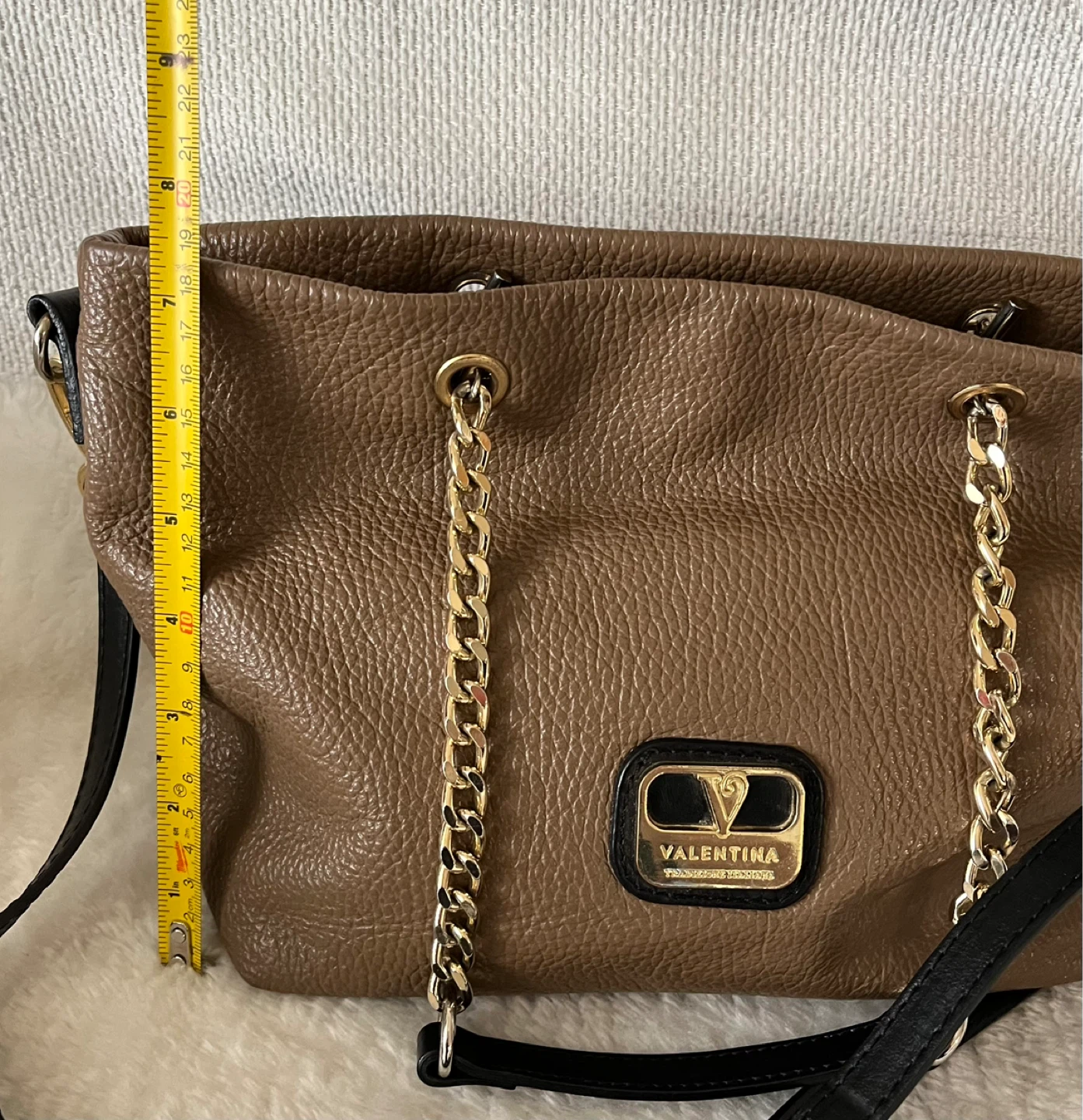 Valentina Brown Leather Shoulder Bag - photo 3