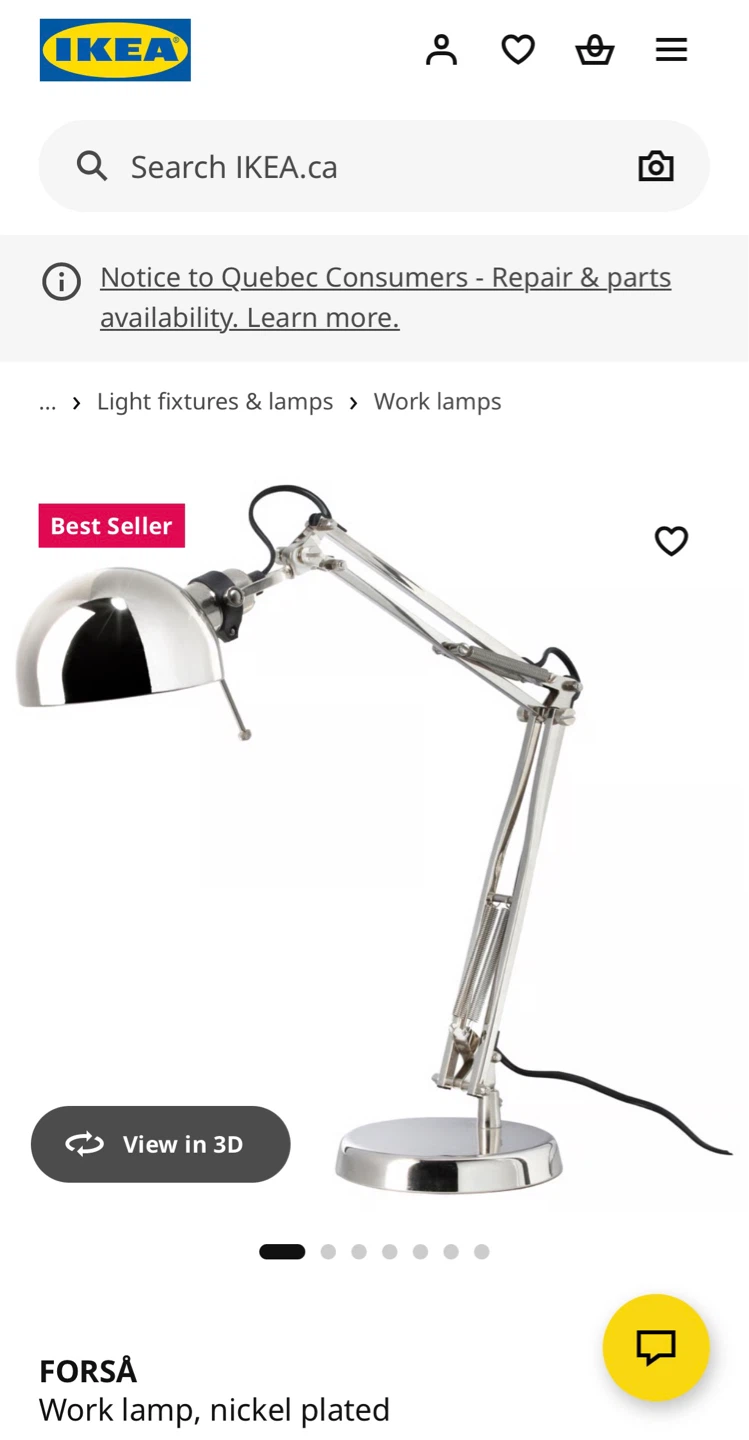 IKEA Forsä work lamp - photo 3