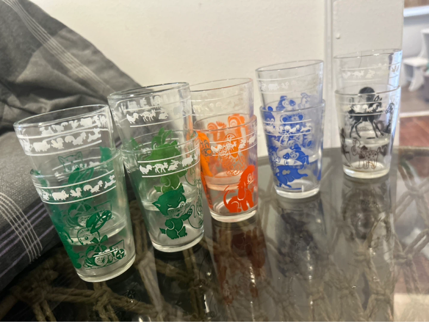 Set of 10 Vintage Animal Glasses - photo 4