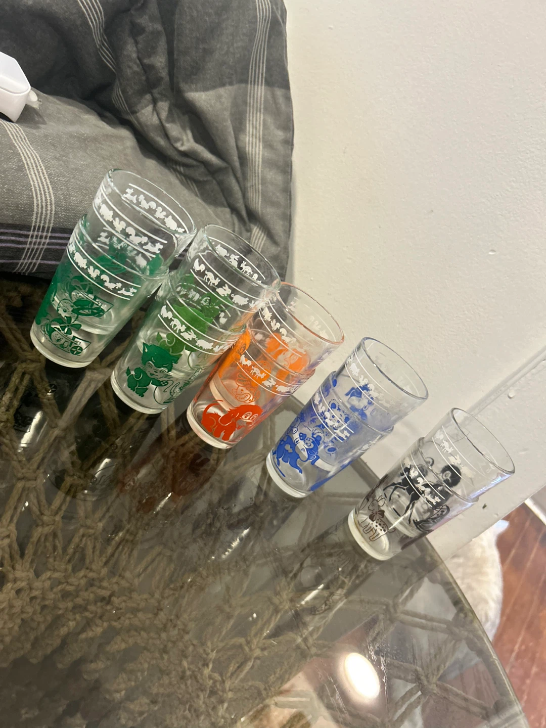 Set of 10 Vintage Animal Glasses - photo 2