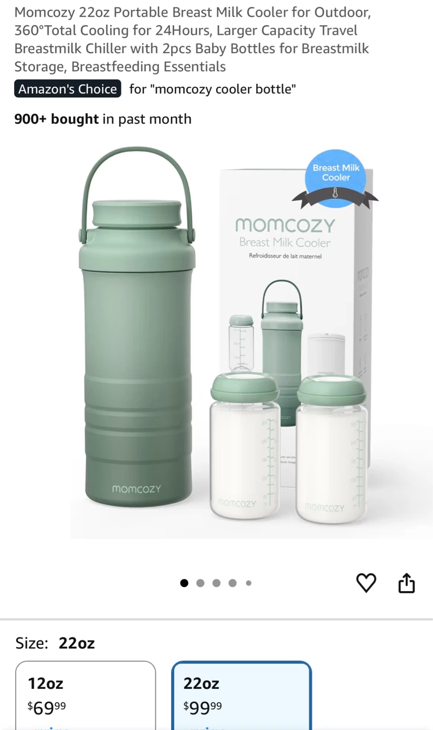 Momcozy Portable Breast Milk Cooler 22oz