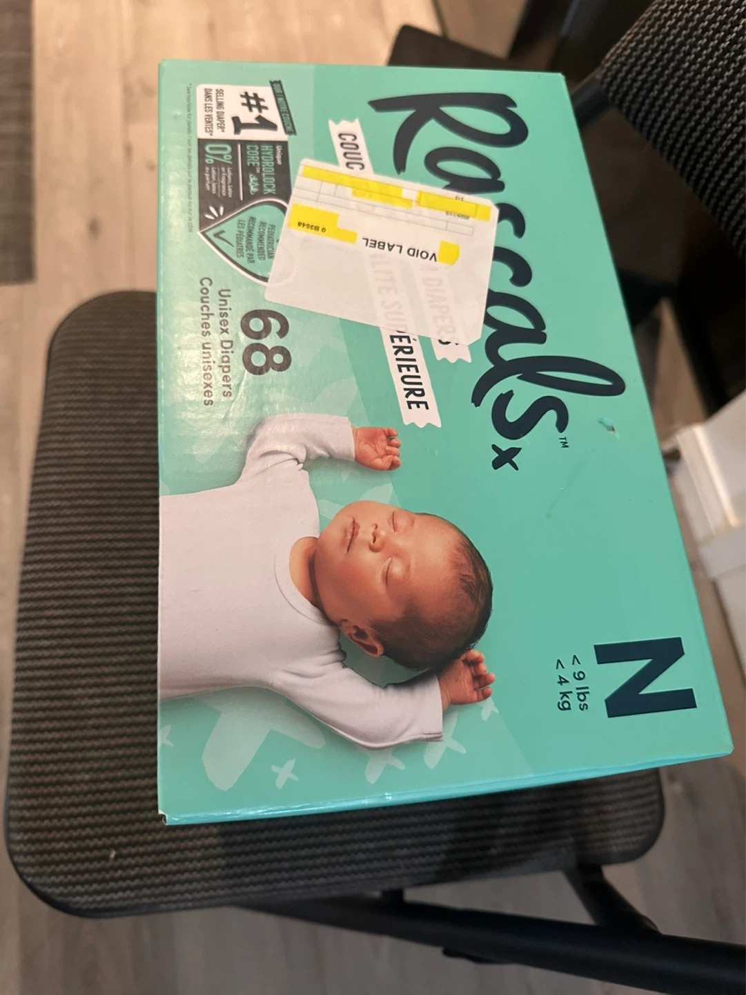 Rascals Unisex Diapers Size N (68 Count) - photo 2