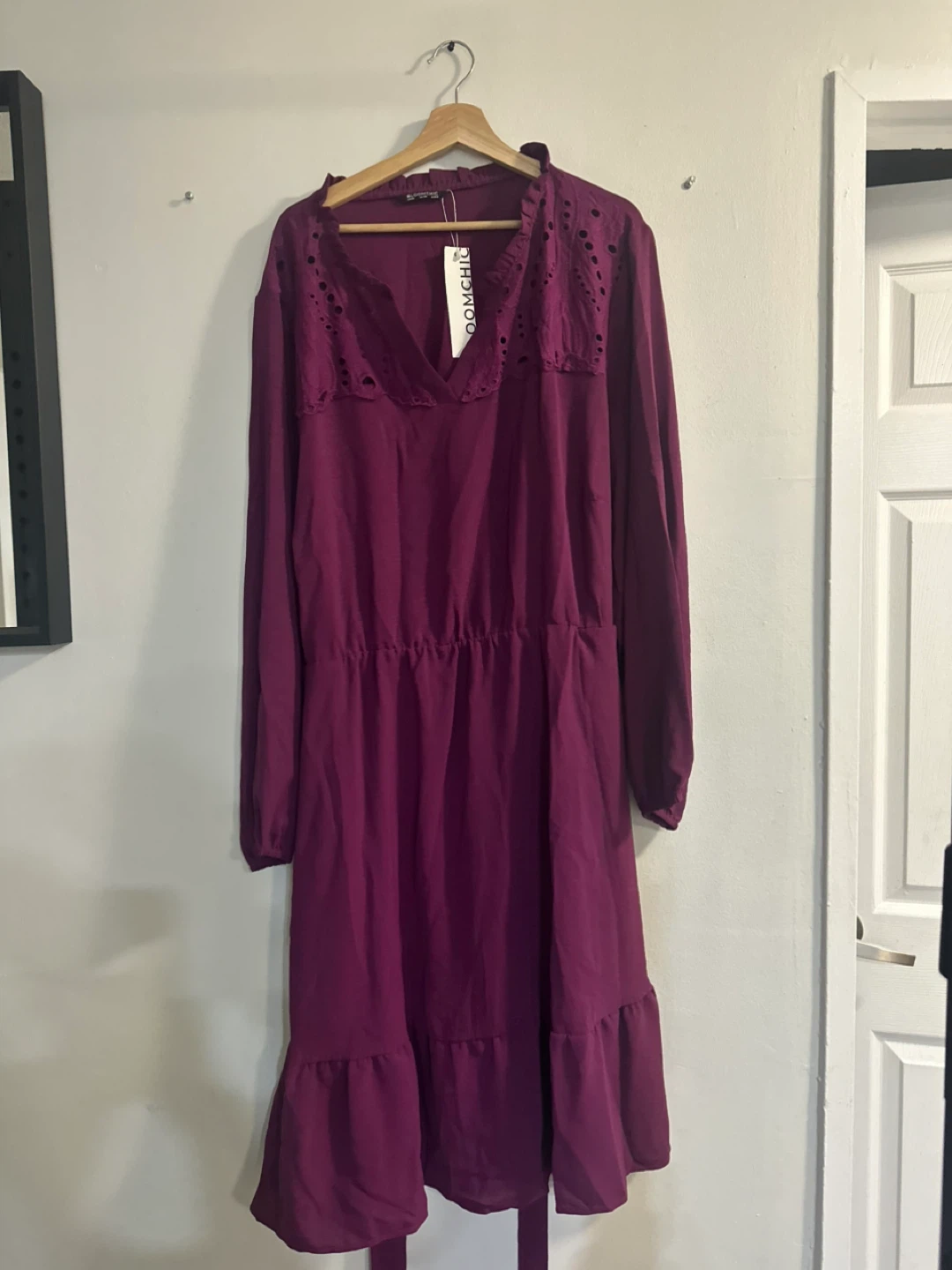 Bloomchic Burgundy Maxi Dress