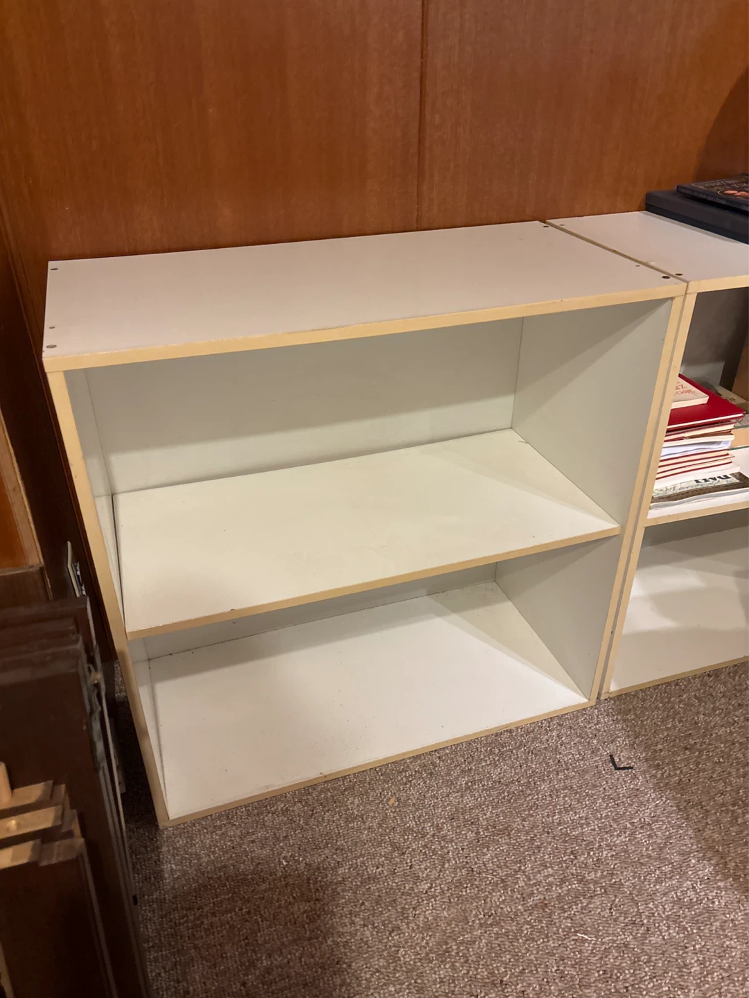 White 2-Shelf Bookcase - photo 2