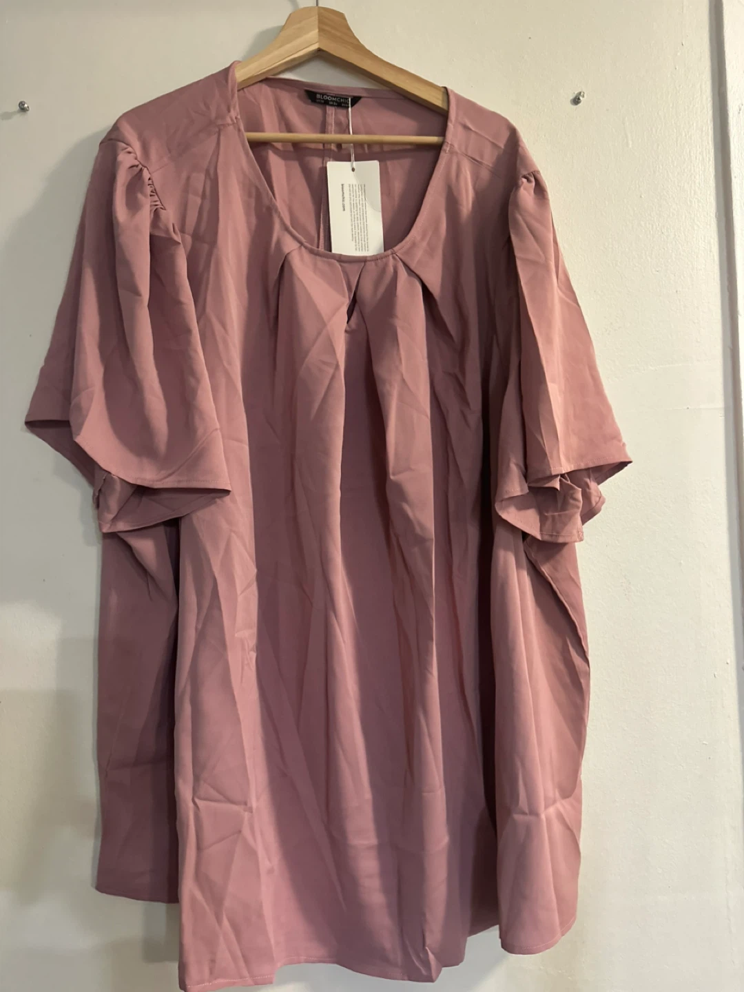 Bloom Chic Pink Tunic Top Size UK 34