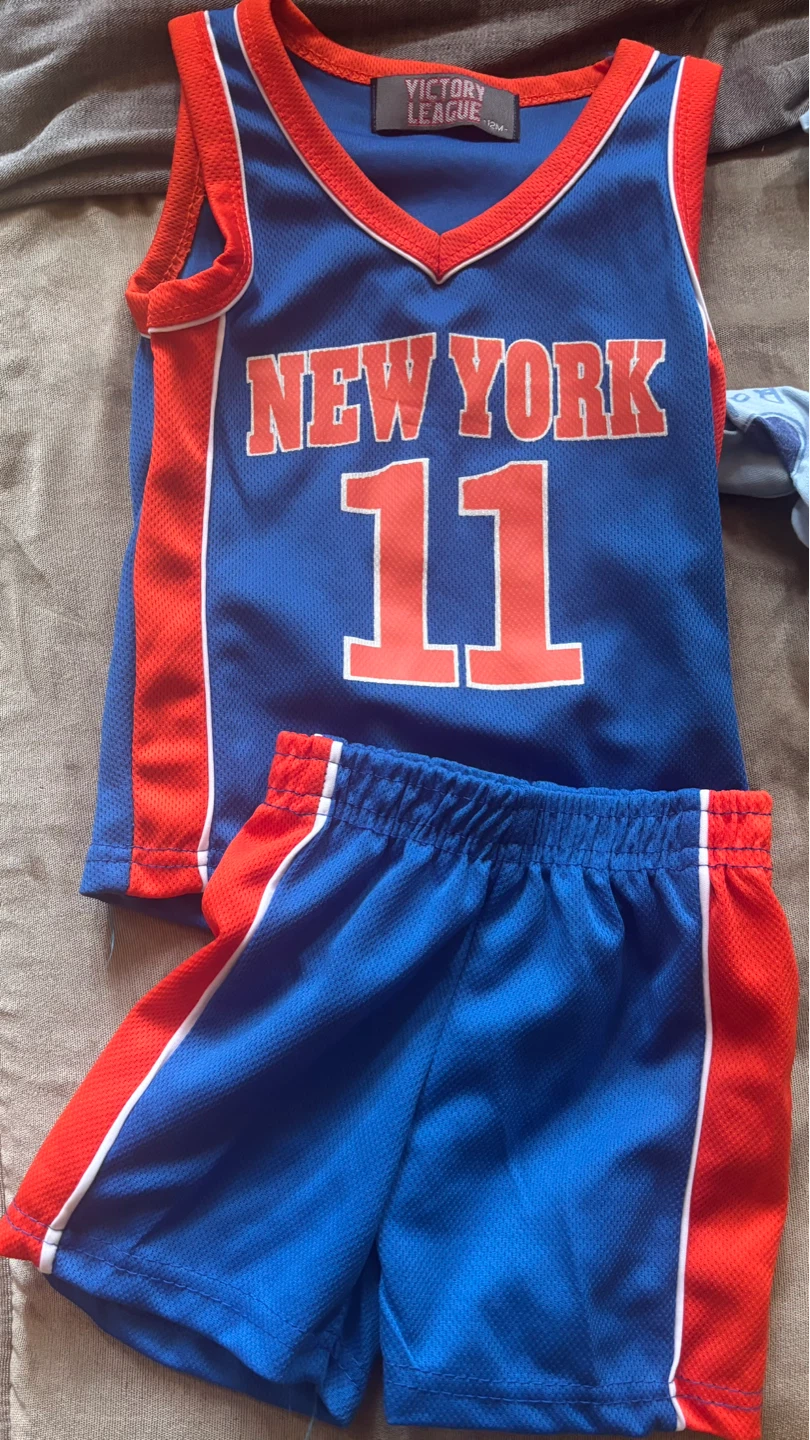 New York Basketball jersey with shorts