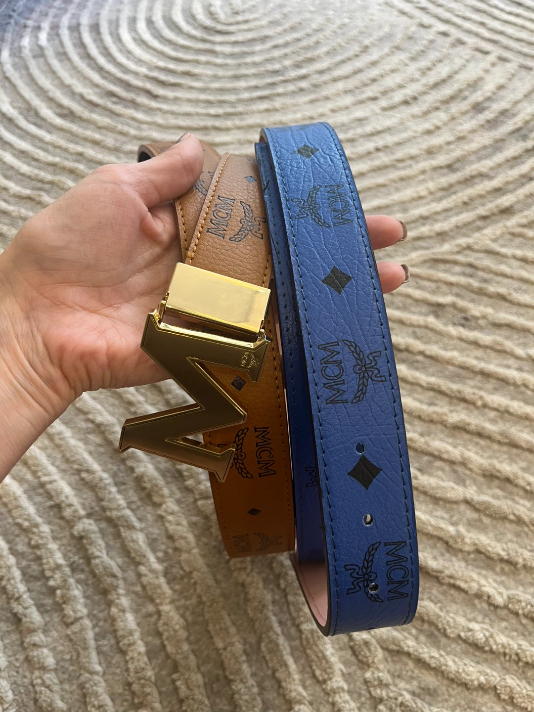MCM Reversible Belt (comes w/ 2 belts, 1 buckle) - photo 2