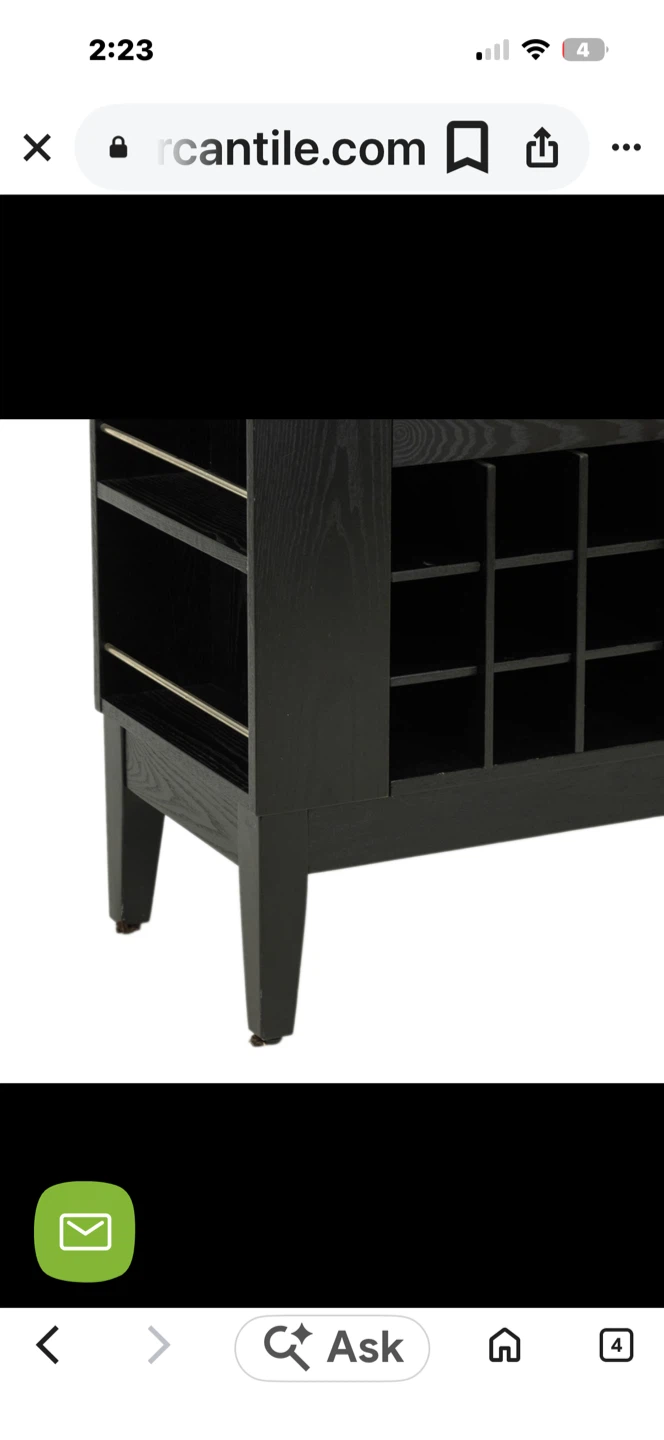 Sheffield Entertaining Bar Cart - photo 2