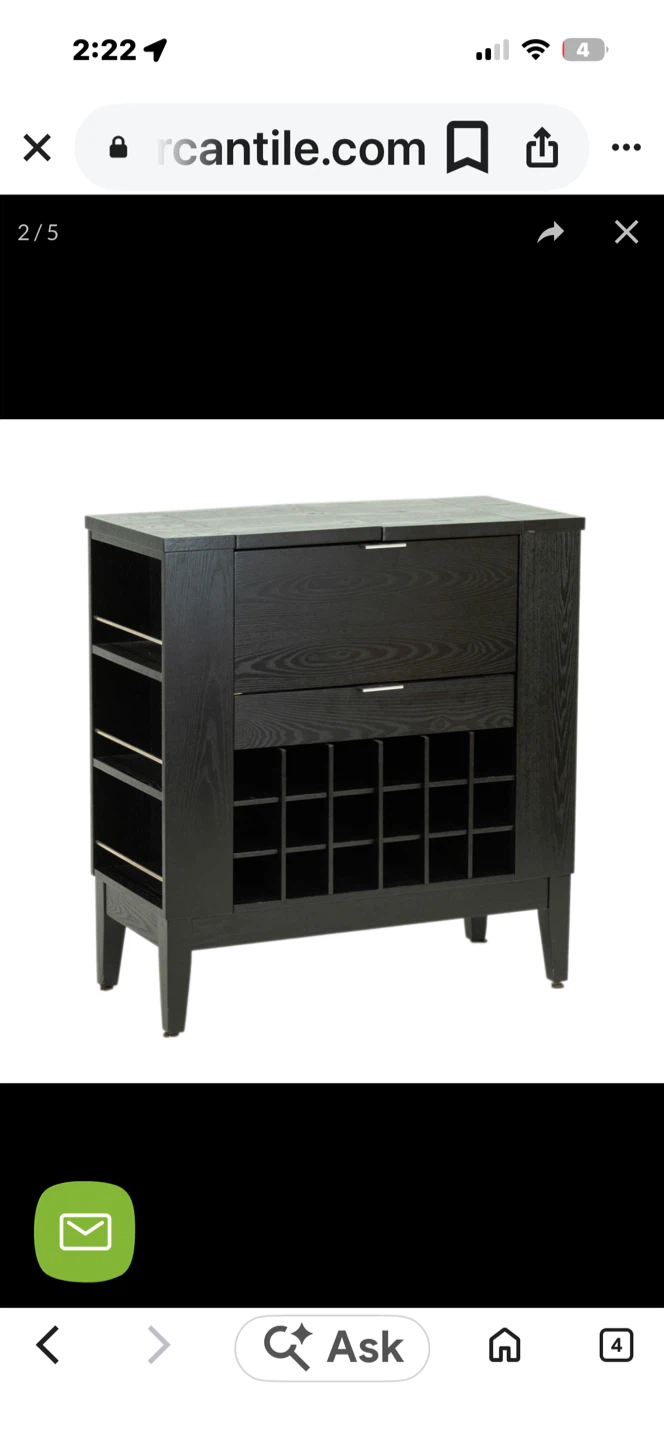Sheffield Entertaining Bar Cart - photo 4