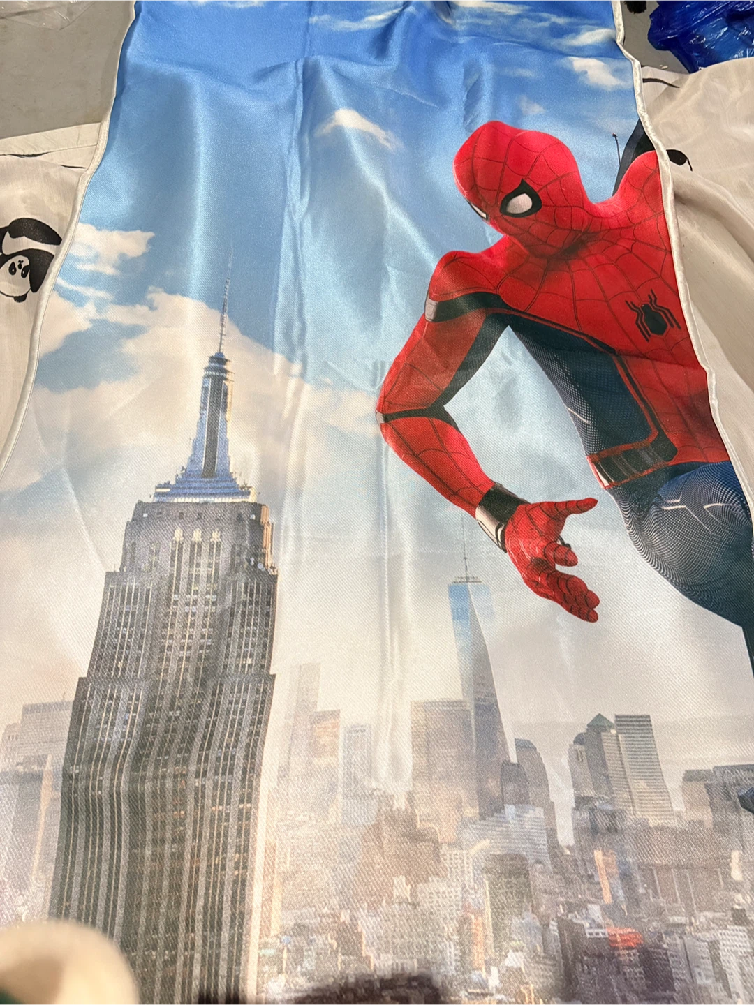 Spiderman kids bed cooling sheet