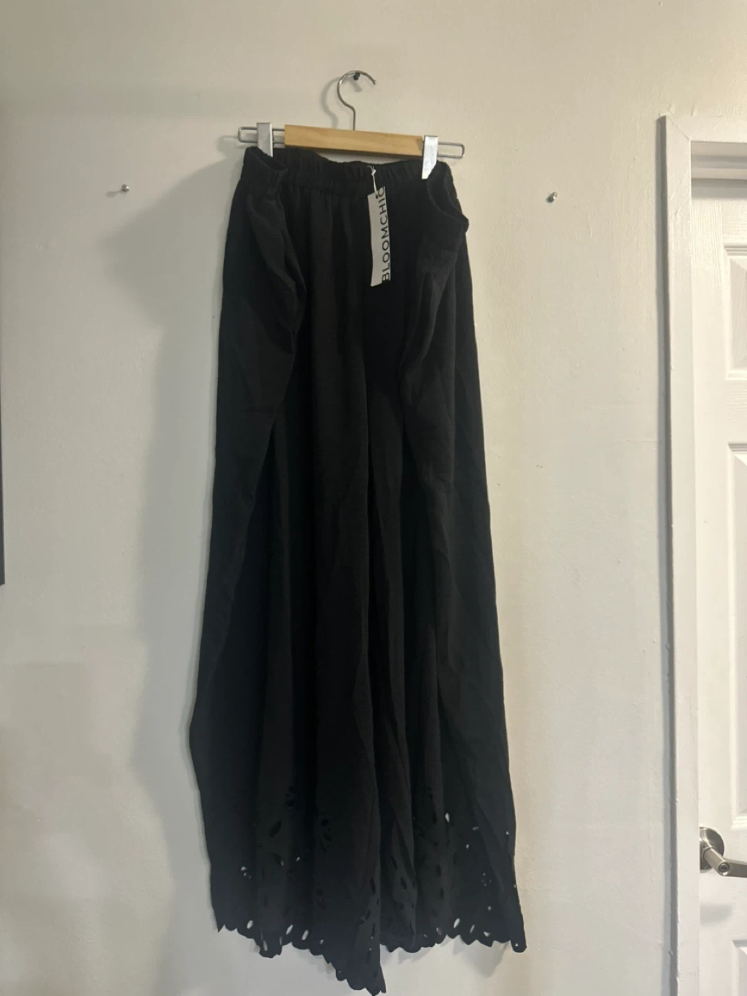 Bloomchic Black Wide-Leg Pants