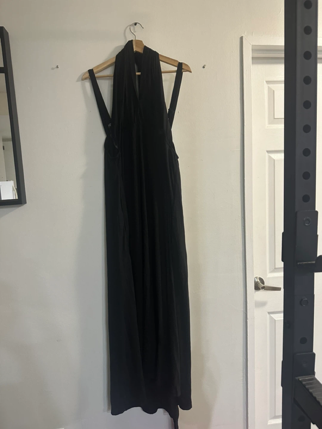 Bloom Chic Black Maxi Dress