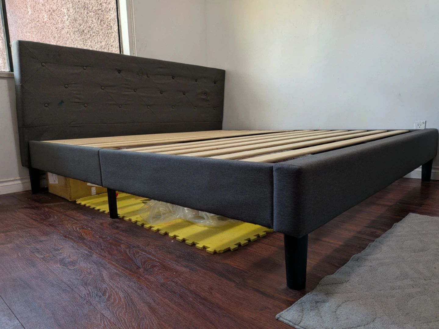 Zinus King Bed Frame - Shalini Upholstered Platform Bed Frame - photo 4