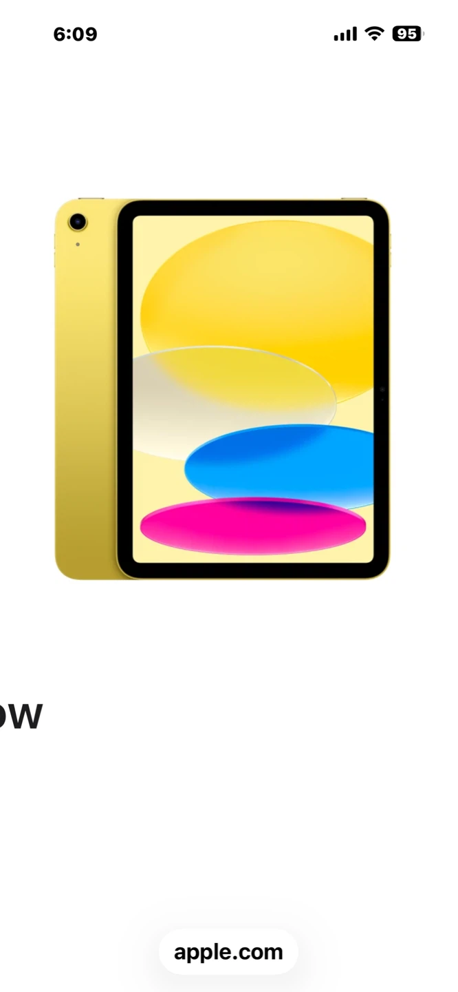 Apple iPad (10th Gen) Wi-Fi 256GB