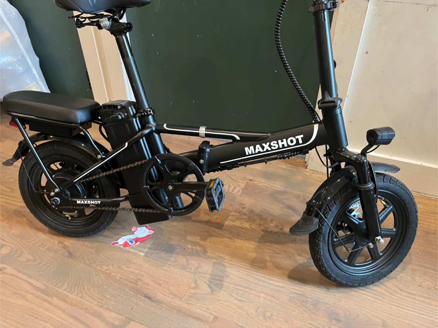 MAXSHOT Black Folding Electric Bike - photo 4