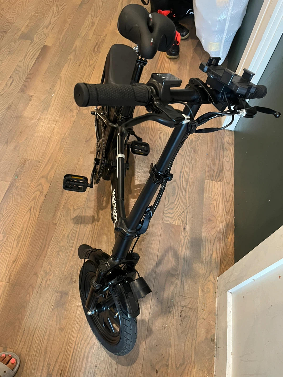 MAXSHOT Black Folding Electric Bike - photo 2