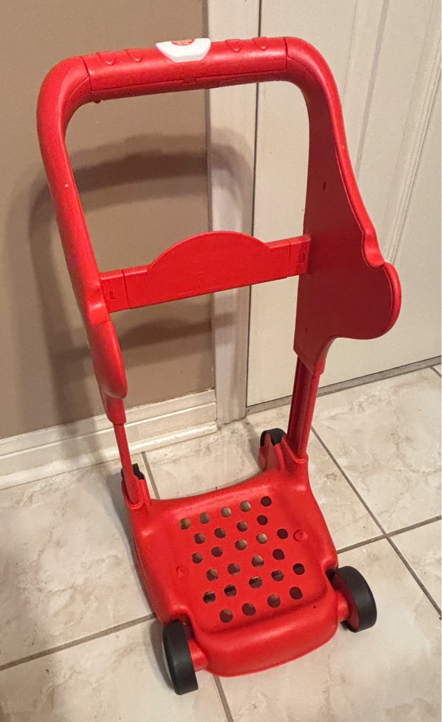 Beautiful Red Play Shopping Cart (with Lights & Music)