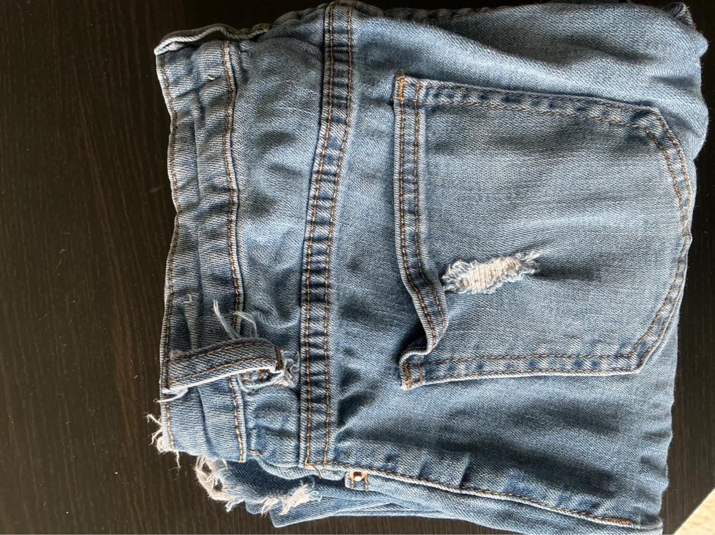 Distressed Denim Jeans
