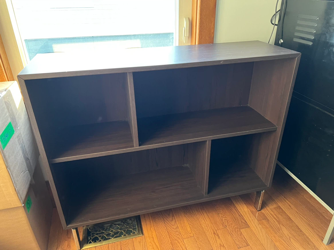 Dark Brown Bookshelf