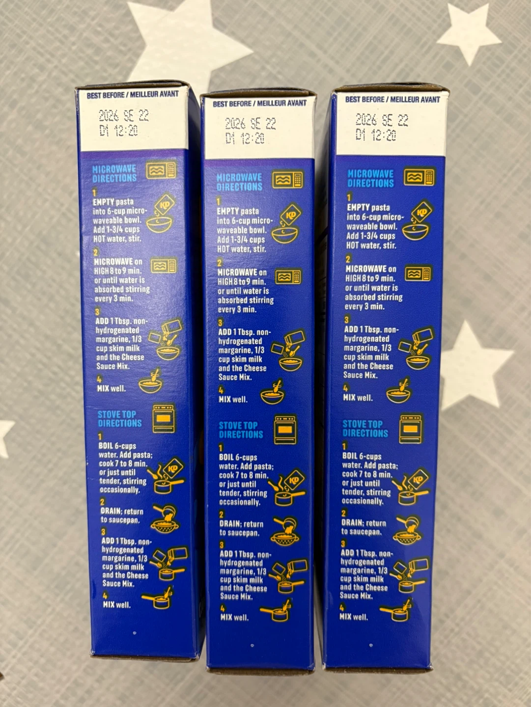 Kraft Dinner KD Original Macaroni & Cheese (3 x 200g) - photo 2