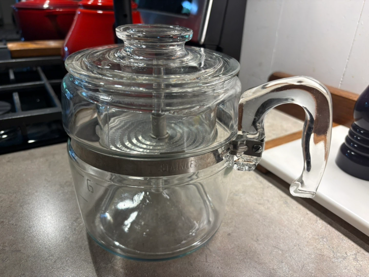 Vintage Pyrex Glass Percolator #7756. Nice!