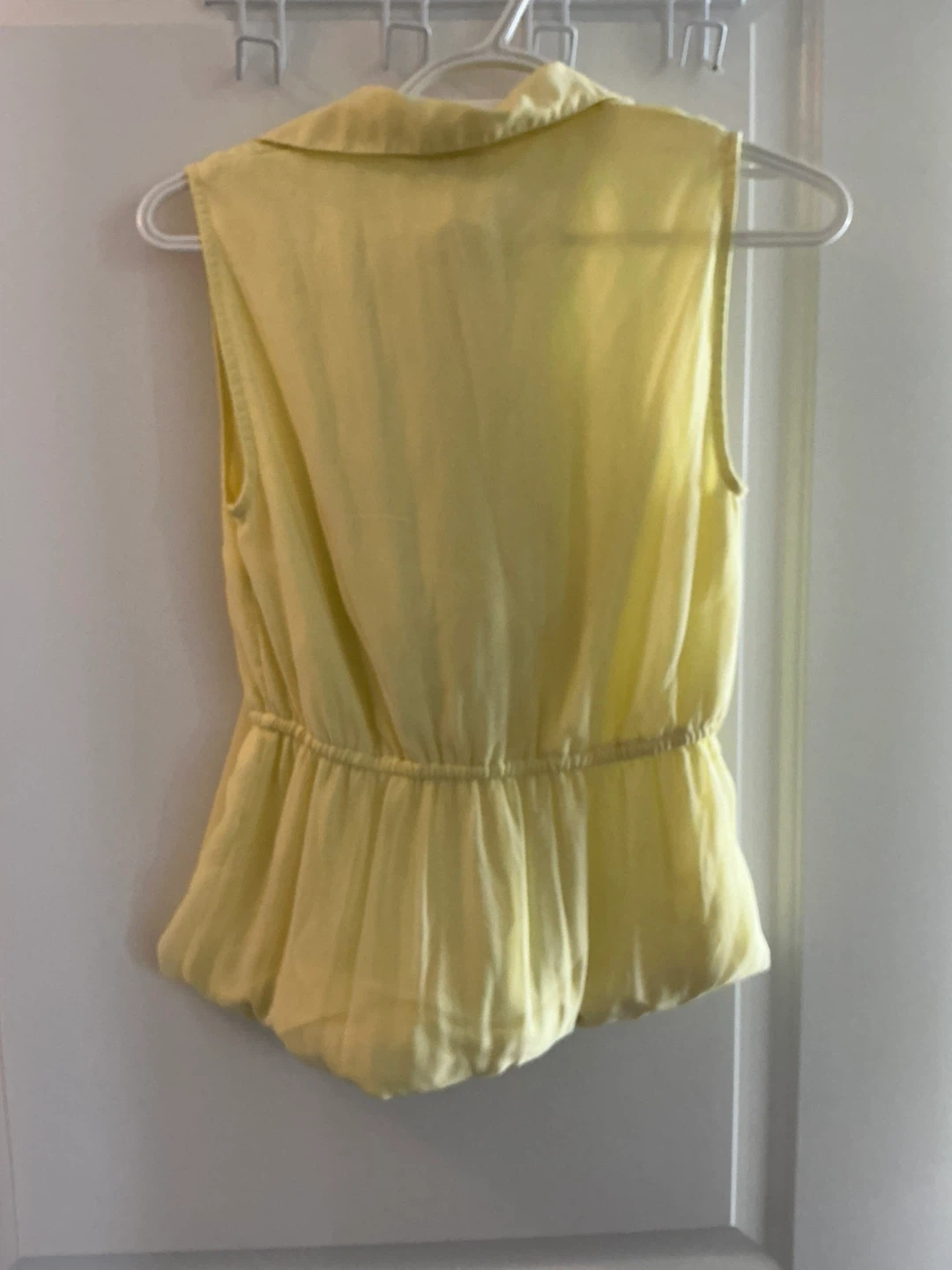 Vero Moda Yellow Sleeveless Blouse - XS