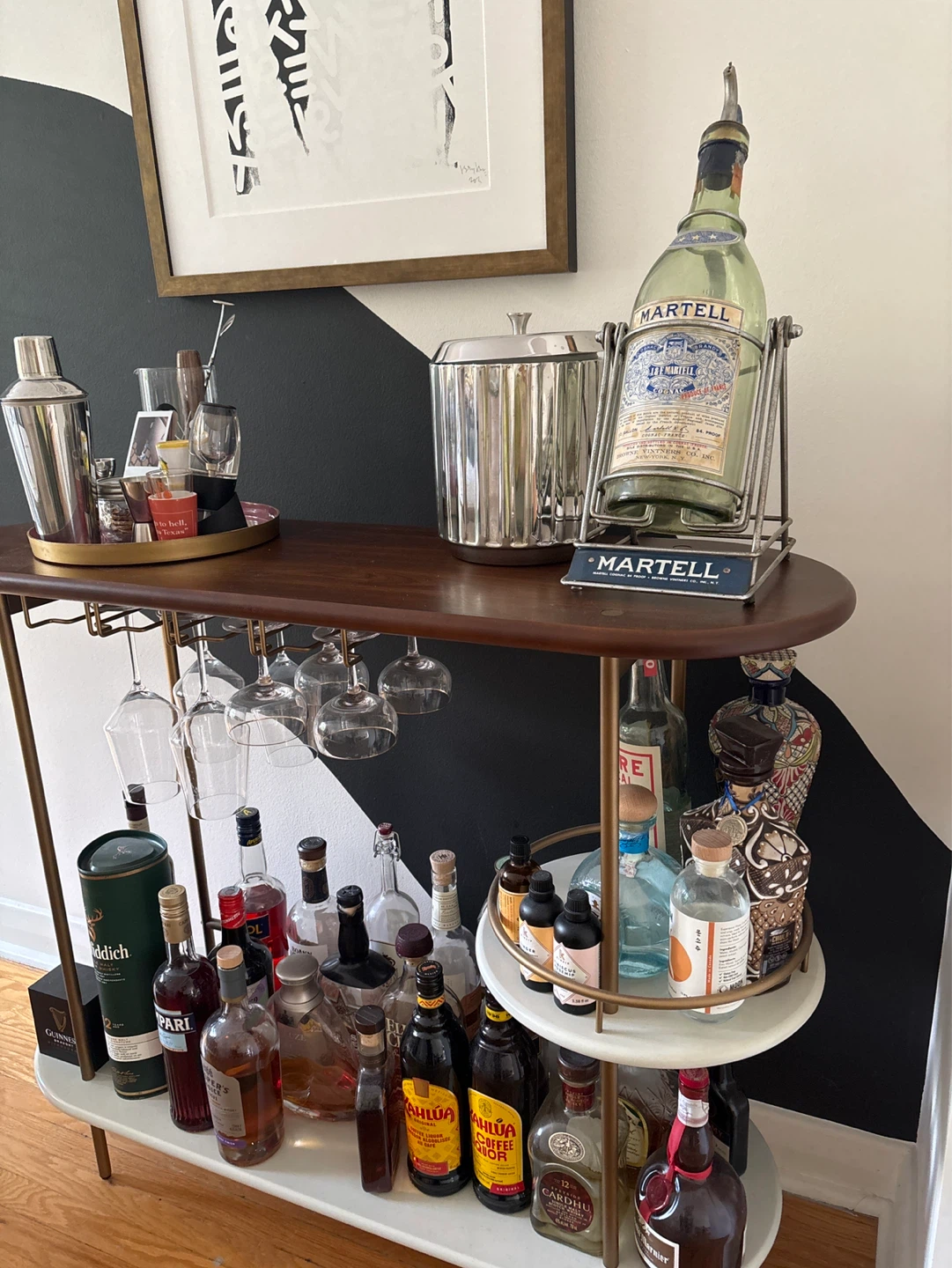 Mid-Century Modern West Elm Bar - photo 4
