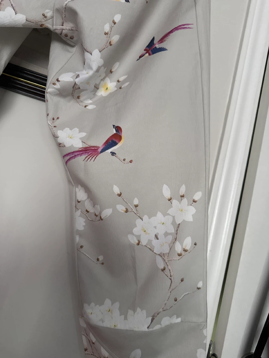 Women's Floral Bird Print Pants