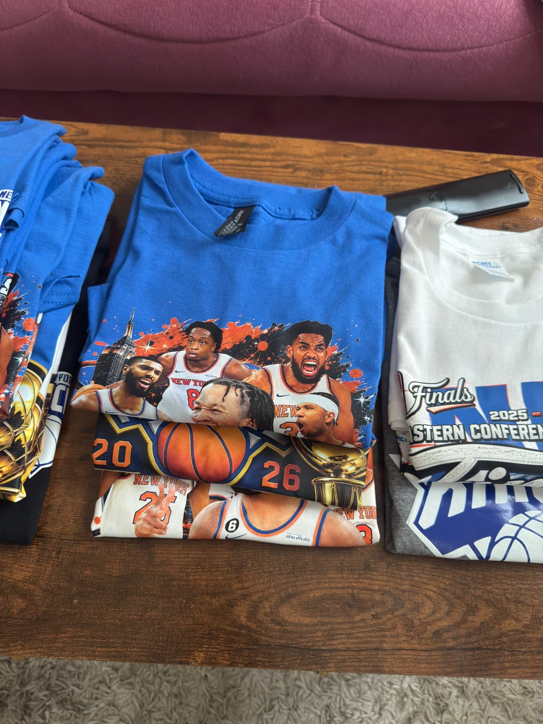 Blue New York Knicks Basketball T-Shirt - photo 3