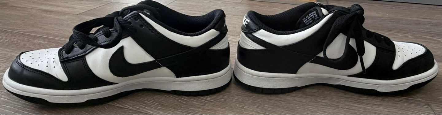 Nike Dunk Low GS Black White Sneakers - photo 4