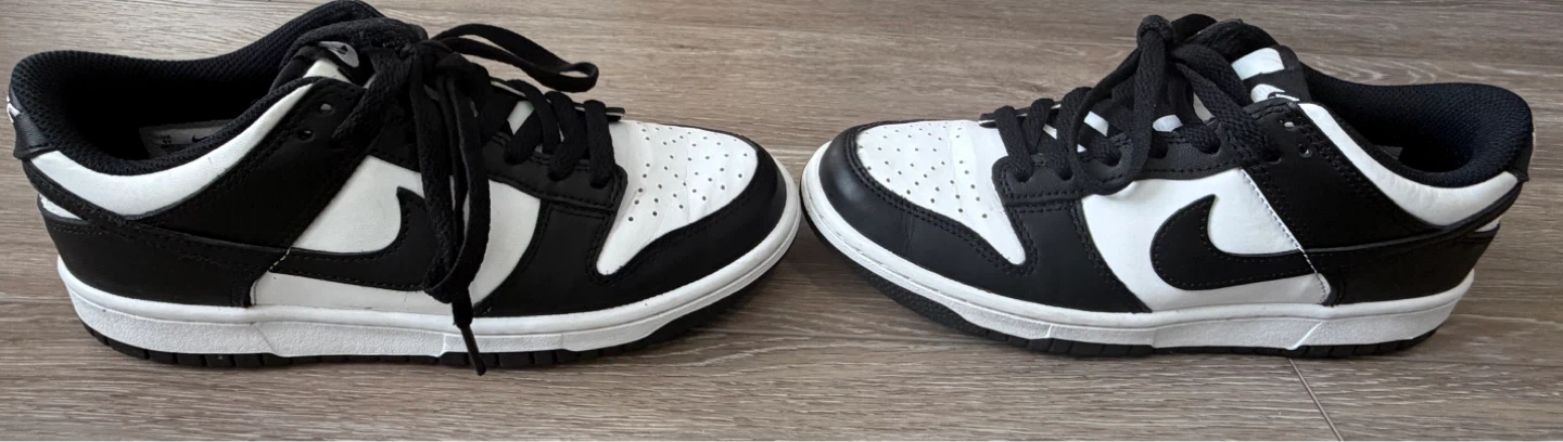 Nike Dunk Low GS Black White Sneakers - photo 5