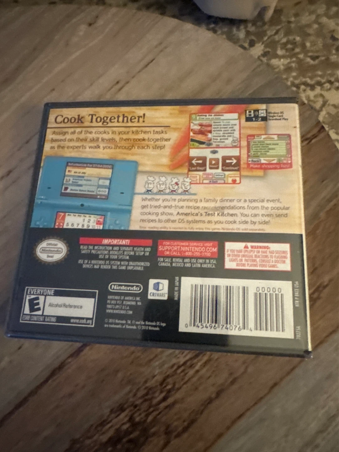 Nintendo DS America's Test Kitchen Let's Get Cooking Game - photo 2
