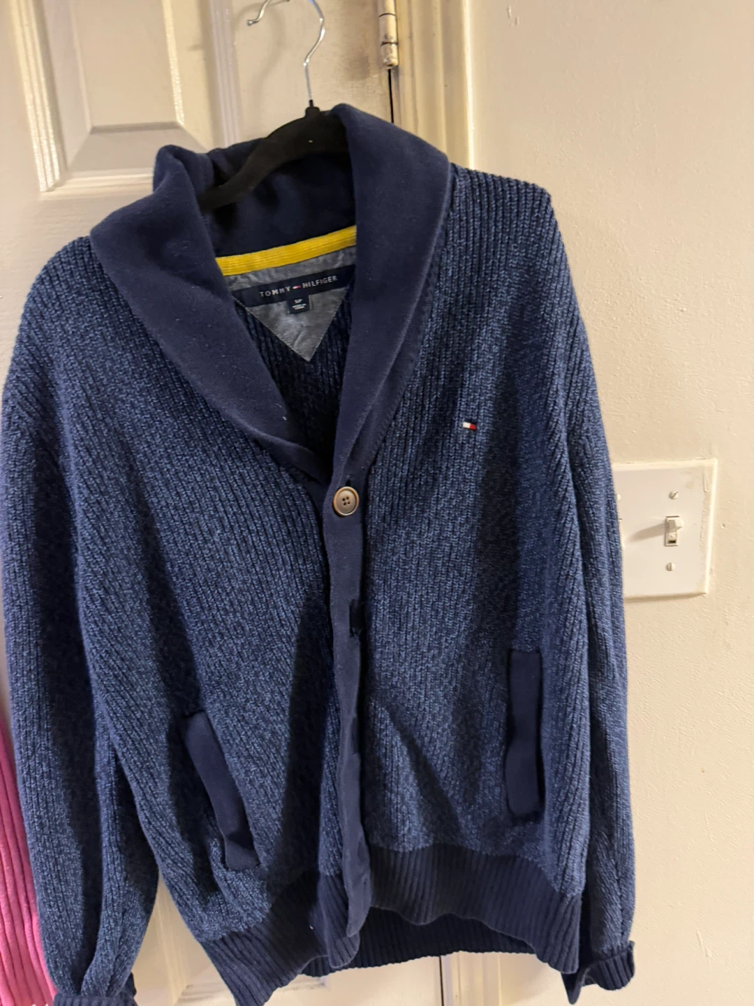 Tommy Hilfiger Blue Shawl Collar Cardigan - photo 3